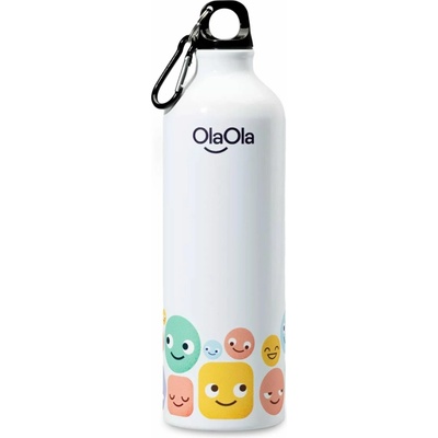 OlaOla Hliníková láhev s karabinou 750 ml