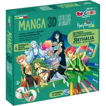 Toy Color Пъзел манга 3D Toy Color - 4015