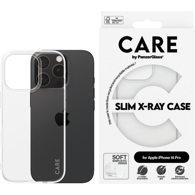 Panzer Гръб CARE by PanzerGlass за iPhone 16 Pro, Case Fashion X-Ray Soft Basic