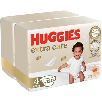 HUGGIES Extra Care vel. 4 120 ks