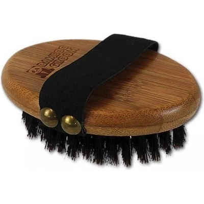 Bamboo Groom Palm Brush with Boar Bristles - бамбукова четка с косми от диво прасе, за всякакъв тип козина, размер 8, 3 см ширина х 10, 2 см дължина BGBOOS