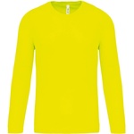 Proact Proact. pa443 / Мъжка спортна риза с дълъг ръкав - флуоресцентно жълта m (20p44303002)