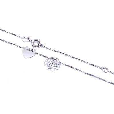 Jan Kos jewellery Stříbrný řetízek s přívěsky 12119274