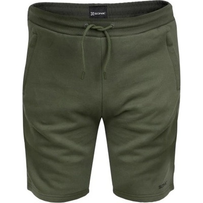 Sonik Kraťasy Green Fleece Shorts