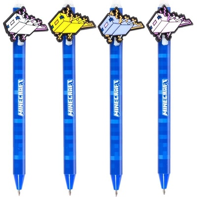 Minecraft Химикал с гума, Minecraft Axolotl, 4 вида, Асортимент (PEN289)