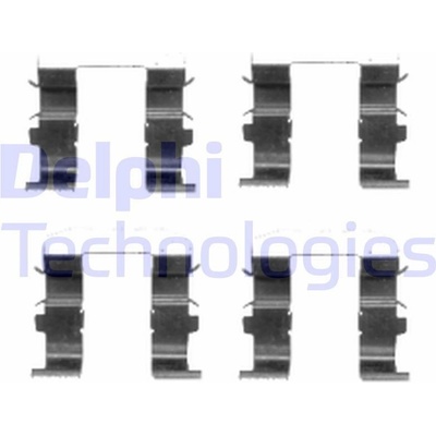 Sada příslušenství, obložení kotoučové brzdy DELPHI LX0418