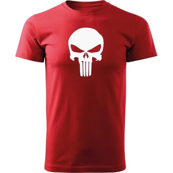 Image 1 of DRAGOWA Тениска с къс ръкав Punisher, червена, 160 г/м2 (6443)