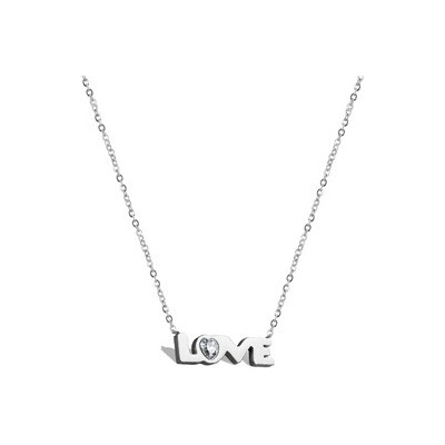 Šperky4U s přívěškem love OPD0086-ST