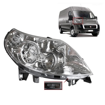 Ayfar Фар, ляв, с мотор за Peugeot Boxer, Fiat Ducato, Citroen Jumper 2011-2014