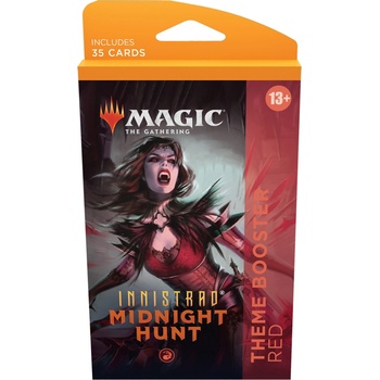 Wizards of the Coast Magic The Gathering Innistrad: Midnight Hunt Theme Booster Midnight Hunt THEME Red