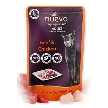Nuevo Kitten kura a hovädzie 85 g