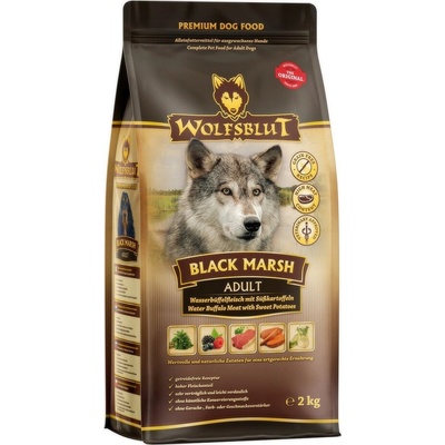 Wolfsblut Black Marsh Adult byvol a tekvica 2 kg