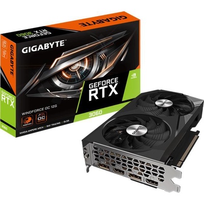 GIGABYTE GeForce RTX 3060 WINDFORCE OC V2 12GB GDDR6 192bit (N3060WF2OC-12GDV2)