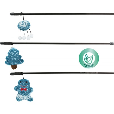 TRIXIE Vánoční vábnička s plyšovou hračkou se šantou 46 cm