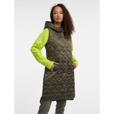 Orsay Дамски дълъг ватиран елек в цвят каки ORSAY Orsay | Zelen | ЖЕНИ | XS