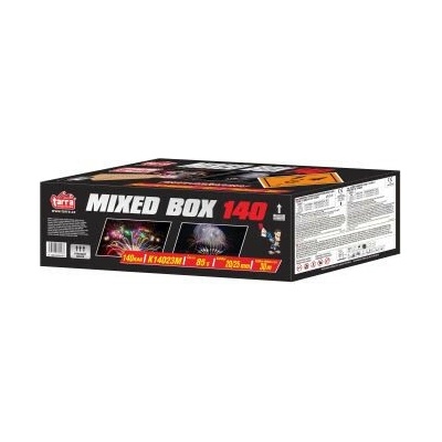 Profi zložený Ohňostroj MIXED BOX 140 RÁN 1/1