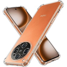 Techsuit Shockproof Clear Silicone Oppo Find X9 Ultra Clear