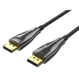 Vention Displayport/M - Displayport/M (8K, оптичен, черен), 5 м, кабел