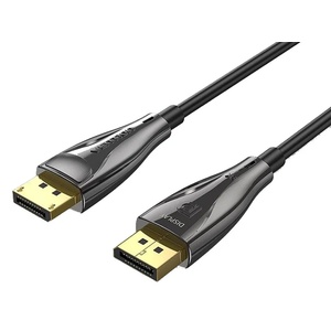 Vention Displayport/M - Displayport/M (8K, оптичен, черен), 5 м, кабел