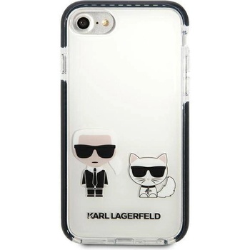 KARL LAGERFELD Гръб Karl Lagerfeld TPE Karl and Choupette Case за iPhone 7/8/SE2020/SE2022 - Бял (3666339050009)