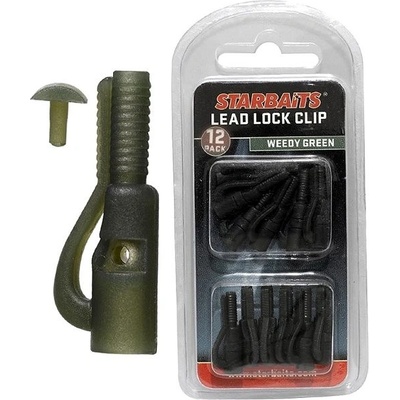 Starbaits Lead Lock Clip zelená 10ks