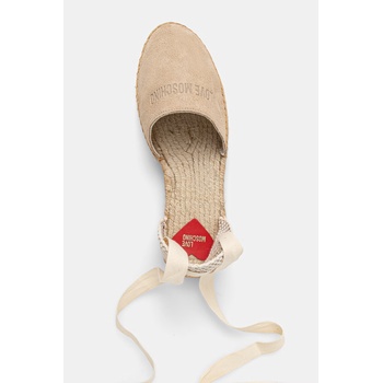 Love Moschino еспадрили дамски от велур (JA10562G0OIG5104)