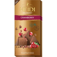 Heidi Milkberry Mléčná čokoláda s brusinkami 80 g