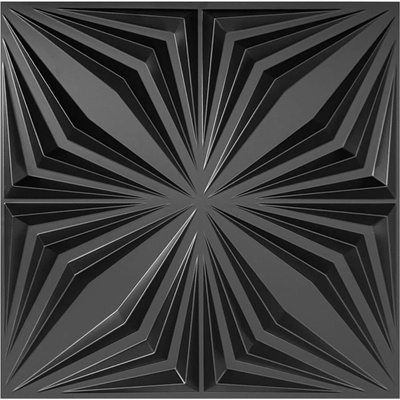 Impol Trade 3D PVC BRILLANT D126 čierny 500 x 500 mm 1ks