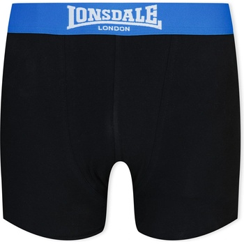 Lonsdale Детски боксерки Lonsdale Lonsdale Trunk Shorts 2 Pack Boys - Black/Brt Blue
