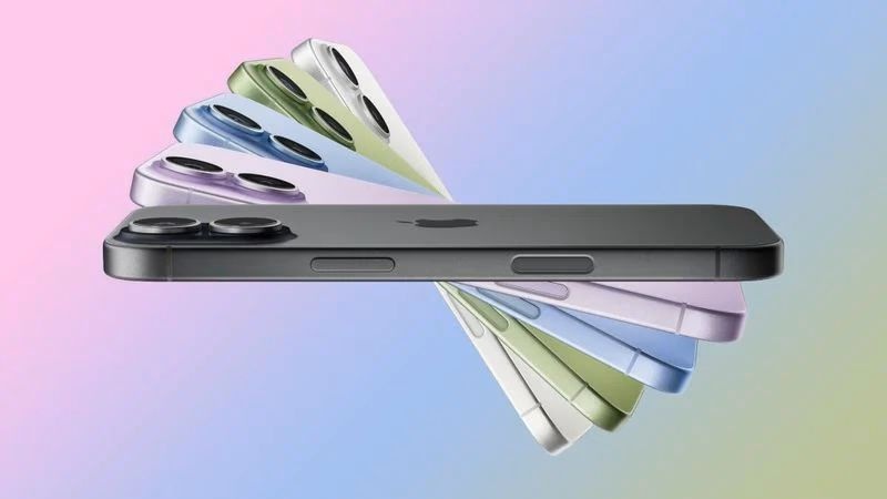Apple iPhone 17 în negru, alb, albastru, verde și violet Apple iPhone 17 în negru, alb, albastru, verde și violet