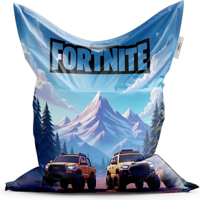Sablio Sedací vak fortnite Off-road auta 150x100 cm