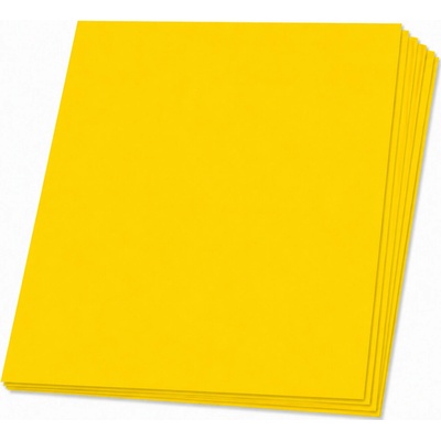 Barevný karton 220 g/m² banánově žlutý 50 × 70 cm 10 archů