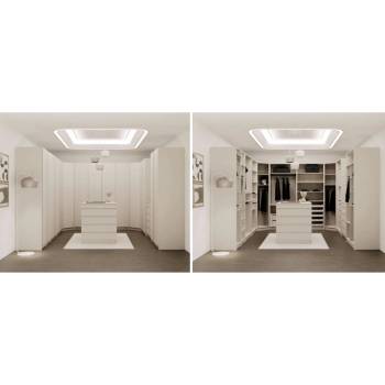 Carmen Скрин за дрехи york - крем (3575585)