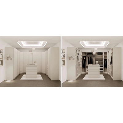 Carmen Скрин за дрехи york - крем (3575585)