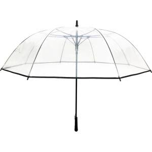 Smati Чадър за дъжд Golf прозрачно черен (UBUL1010)