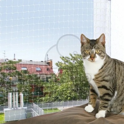 TRIXIE защита за котки- за прозорци 3 x 2 м черна