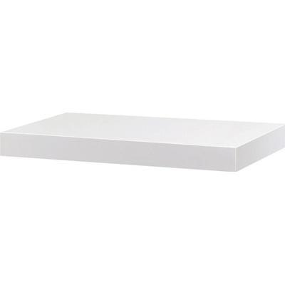 Autronic Polička nástěnná 40 cm, MDF, barva bílý mat P-023 WT2 – Sleviste.cz