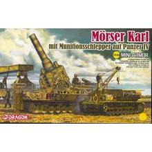 Dragon Model Kit military 14135 Morser Karl mit Munitionsschlepper auf Panzer IV 1:144