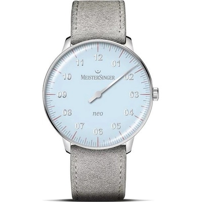 MeisterSinger S-NES924S Šedý kožený řemínek
