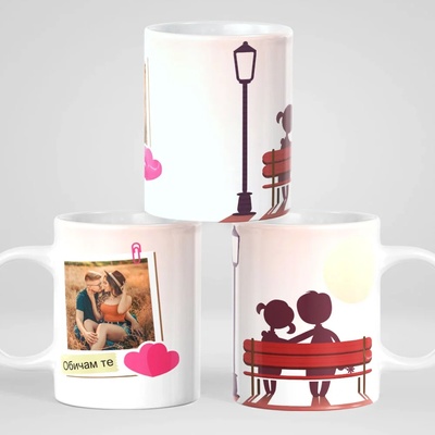 Art gift Чаша със снимка - романтичен залез