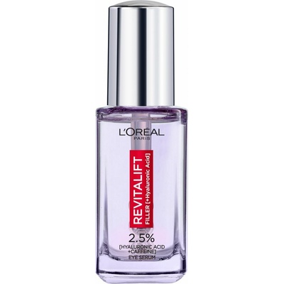 L’Oréal Paris Revitalift Filler rozjasňujúce očné sérum s kyselinou hyalurónovou 20 ml