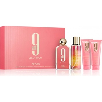 Afnan 9 AM Pour Femme Комплект с Парфюм EDP за жени 100ml