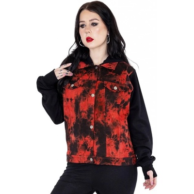 HEARTLESS NOELLE POI1326 BLACK/RED TIE DYE