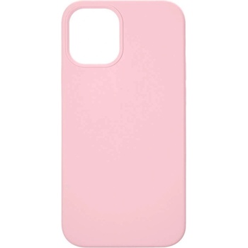 Tactical Velvet Smoothie Cover - силиконов калъф за iPhone 12, iPhone 12 Pro (светлорозов)