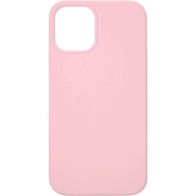 Tactical Velvet Smoothie Cover - силиконов калъф за iPhone 12, iPhone 12 Pro (светлорозов)