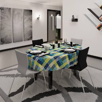 DC-fix Ubrus Victor Blue 150 x 250 cm oválný