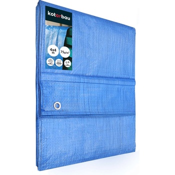 Proteco 10.88-P-4-4 plachta nepromokavá 50g/m² s okami 4x4 m