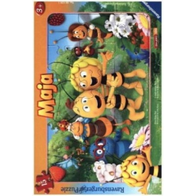 Ravensburger Verlag Ravensburger Kinderpuzzle - 06121 Biene Majas Welt - Rahmenpuzzle für Kinder ab 3 Jahren, mit 15 Teilen | Waldemar Bonsels