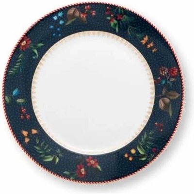 Pip Studio Berry Blues talíř 21cm, modrý