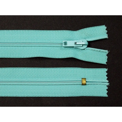 Spirálový zip no.5 nerozepínací 16cm mint zelený